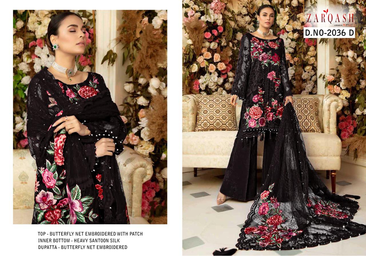 PAKISTANI SUITS D NO 2036D BY KHAYYIRA